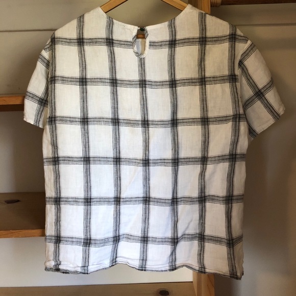 Lumiére Plaid Linen Shirt - Picture 2 of 2
